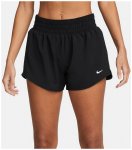 NIKE Damen Shorts W NK ONE DF MR 3IN BR SHORT, Größe L in Schwarz