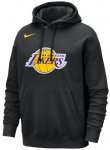 NIKE Herren Fansweatshirt Los Angeles Lakers Club, Größe S in Schwarz