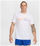 NIKE Herren Sweatshirt M NK DF TEE FOUNDERS, Größe S in Weiß