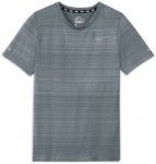NIKE Kinder Shirt B NK DF SS MILER TOP, Größe S in Silber