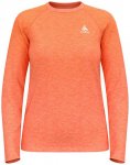 ODLO Damen T-shirt crew neck l/s ESSENTIA, Größe L in Orange