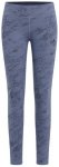 ODLO Damen Tights Tights ZEROWEIGHT PRINT REFLEC, Größe XS in Blau
