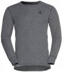ODLO Herren Langarm Shirt BL TOP crew neck l/s ACTIVE WARM ECO, Größe M in Gra