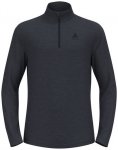 ODLO Herren Pullover Mid layer 1/2 zip ROY, Größe XXL in Schwarz