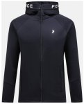PEAK PERFORMANCE Herren Kapuzensweat M Rider Zip Hood-BLACK-BLACK, Größe M in 
