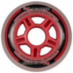 POWERSLIDE Inlineskates-Rollen-Set One Wheels 80mm, Größe 1 in Rot/Schwarz/Wei