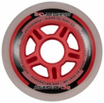 POWERSLIDE Inlineskates-Rollen-Set One Wheels 84mm, Größe 1 in Rot/Schwarz/Wei