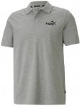 PUMA Herren Polo ESS Pique Polo, Größe M in Grau