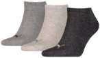 PUMA Plain Sneaker - Trainer Socken 3er-Pack, Größe 43-46 in Anthraci/l Mel Gr