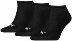 PUMA Plain Sneaker - Trainer Socken 3er-Pack, Größe 43-46 in Black