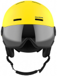 SALOMON Kinder Helm HELMET ORKA VISOR Vib Yell/Un FLS SIL, Größe 53/56 in Gelb