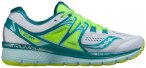 SAUCONY Damen Laufschuhe Triumph ISO 3, Größe 37 ½ in White/Teal/Citron