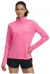 UNDER ARMOUR Damen Shirt TECH 1/2 ZIP- TWIST, Größe L in SUPER PINK