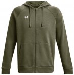 UNDER ARMOUR Herren Kapuzensweat UA RIVAL FLEECE FZ HOODIE, Größe 3XL in Grau