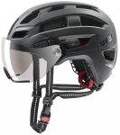 UVEX Herren Helm Fahrradhelm Finale Visor, Größe 52-57 in Schwarz