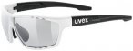 Uvex Sportbrille Sportstyle 706 v, Größe - in white mat black