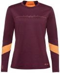 VAUDE Damen Sweatshirt Wo Qimsa LS Logo Shirt, Größe 36 in Rot