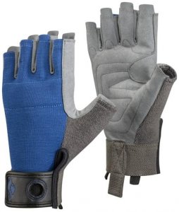 Black Diamond Crag Half Finger cobalt Klettersteighandschuh