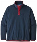Patagonia M´s Micro D™ Snap-T® Herren Fleece-Pullover new navy w/classic red