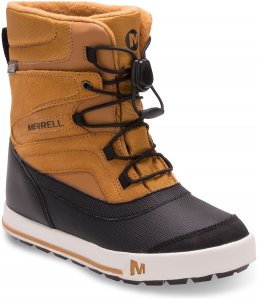 Merrell Snow Bank 2.0 Waterproof Kinderschuhe braun,wheat/black
