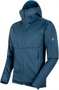 Mammut Ultimate V SO Hooded Jacket Men Softshelljacke Herren blau 3XL, Gr. 3XL