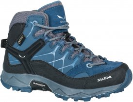 Salewa JR Alp Trainer Mid GTX Kinderwanderschuh blau 32, Gr. 32