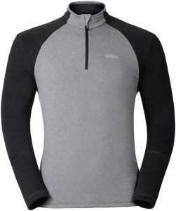Odlo Pact Midlayer 1/2 Zip Fleecepullover Herren grau meliert