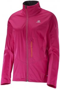 Salomon Lightning Softshell Jacket W Windjacke Damen pink,gaura pink/yarrow pink L, Gr. L