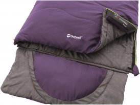 Outwell Contour Lux Eggplant Purple Schlafsack purple