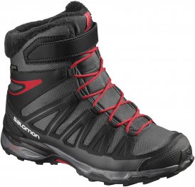 Salomon X-Ultra Winter GTX Junior Winterschuh Kinder dunkelgrau,asphalt/black/radiant red