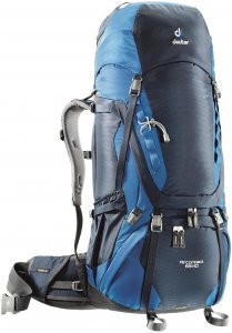 Deuter Aircontact 65+10 Trekkingrucksack blau