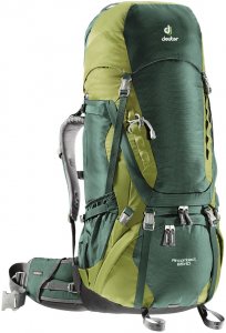 Deuter Aircontact 65+10 Trekkingrucksack grün