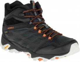 Merrell Moab FST Mid Gore-Tex Wanderschuh Herren schwarz,black-orange