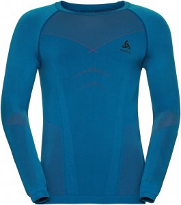 Odlo Shirt l/s crew neck Evolution Warm men Herren blau