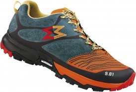 Garmont 9.81 Grid Wanderschuh Herren orange-grün 8.5, Gr. 8.5