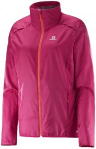 Salomon Agile Jacket W Windjacke Damen pink,gaura pink