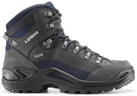 Lowa Renegade GTX Mid Herren dunkelblau-grau 14.0, Gr. 14.0