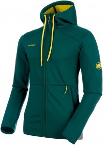 Mammut Alnasca ML Hooded Jacket Men Outdoorjacke Herren grün XL, Gr. XL
