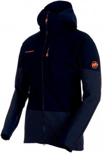 Mammut Eisfeld Light SO Hoody Men Kapuzenjacke Herren dunkelblau XL, Gr. XL