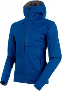 Mammut Ultimate V SO Hooded Jacket Men Softshelljacke Herren blau XXL, Gr. XXL