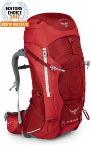 Osprey Ariel AG 65 WS Trekkingrucksack rot,picante red