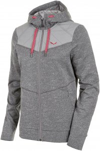 Salewa Fanes Hybrid PL/PTX W Full-Zip Hoody Damen grau