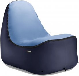 trono TRONO Chair aufblasbarer Campingsessel dark blue