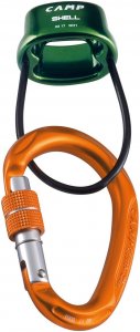 Camp Shell Belay Kit - Sicherungsgerät mit Karabiner green