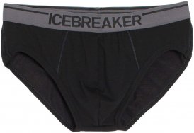 Icebreaker Men's Anatomica Briefs black-monsoon XL