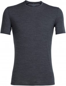 Icebreaker Men's Anatomica Short Sleeve Crewe jet hthr-black M
