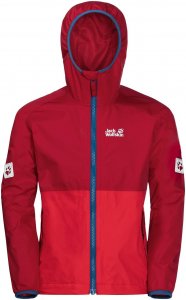 Jack Wolfskin Rainy Days Boys - Kinder-Regen-Jacke indian red xt 164