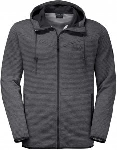 Jack Wolfskin Tongari Hooded Jacket Men - Fleecejacke phantom M