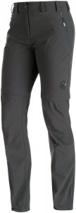 Mammut Runje Zip Off Pants Women - Wanderhose normal graphite 34