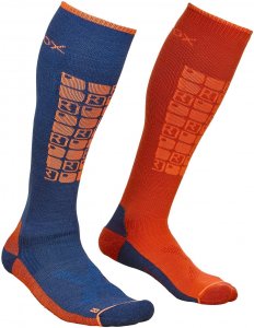 Ortovox Ski Compression Socks Men - Socken night blue 45/47